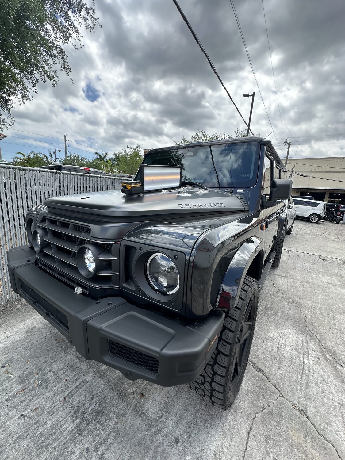 Ineos Grenadier paintless dent repair, Caliber PDR Miami