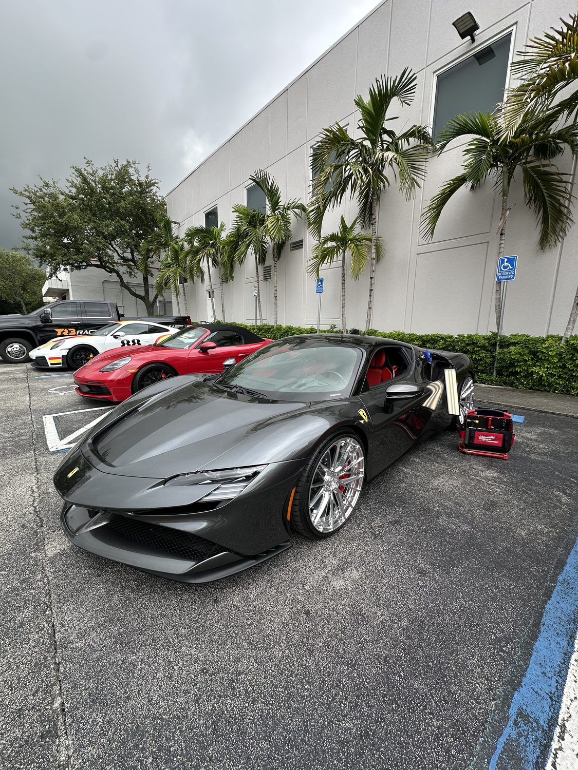 Ferrari paintless dent repair, Caliber PDR Miami